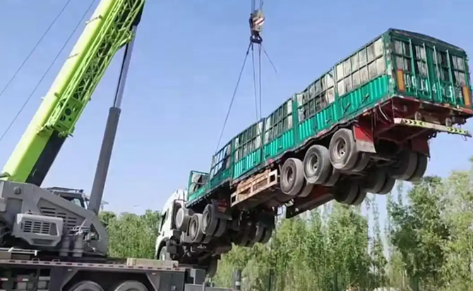 温江区道路脱困救援案例